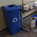 Large Blue Can and Bottle Recycle Bin